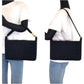 CHANEL Shoulder Bag canvas Black Gold Metal Chocolate bar COCO Mark