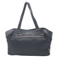 PRADA Shoulder Bag Nylon, Leather Black black Tote Bag Shoulder Bag Vitello Dino Tessuto Triangular logo Women Used Authentic