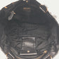 PRADA Shoulder Bag Nylon, Leather Black black Tote Bag Shoulder Bag Vitello Dino Tessuto Triangular logo Women Used Authentic