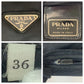 PRADA Shoulder Bag Nylon black Crossbody Shoulder Bag Messenger Bag Test Triangle With logo mens Used Authentic