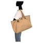 GUCCI Tote Bag 267474 001013 GG canvas Beige gold Tote Bag Shoulder Bag Unisex Women Used Authentic