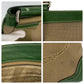 PRADA Shoulder Bag Canvas, Leather Beige Green SilverMetal Crossbody Shoulder Bag Messenger Bag Logo jacquard mens Used Authentic