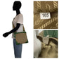 PRADA Shoulder Bag Canvas, Leather Beige Green SilverMetal Crossbody Shoulder Bag Messenger Bag Logo jacquard mens Used Authentic