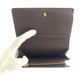 LOUIS VUITTON Bifold Wallet N61730 PVC Brown Gold Metal Folding wallet Compact wallet Damier L-Zip Portonet Bie Tresol Women Used Authentic