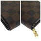LOUIS VUITTON Bifold Wallet N61730 PVC Brown Gold Metal Folding wallet Compact wallet Damier L-Zip Portonet Bie Tresol Women Used Authentic