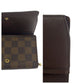 LOUIS VUITTON Bifold Wallet N61730 PVC Brown Gold Metal Folding wallet Compact wallet Damier L-Zip Portonet Bie Tresol Women Used Authentic