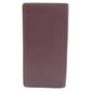 LOUIS VUITTON Long Wallet Purse M58202 leather Brown Silver Metal Long Wallet Purse Taurillon Clemence Portefeuille Braza mens Used Authentic
