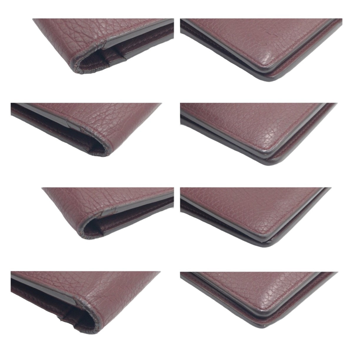 LOUIS VUITTON Long Wallet Purse M58202 leather Brown Silver Metal Long Wallet Purse Taurillon Clemence Portefeuille Braza mens Used Authentic