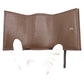 GUCCI Tri-fold wallet GG canvas Brown SilverMetal Folding wallet Compact wallet Balenciaga Collaboration The Hacker Project mens Used Authentic