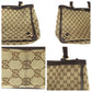 GUCCI Tote Bag 170004 GG canvas, leather Beige Brown Gold Metal Tote Bag Shoulder Bag Abbey Women Used Authentic