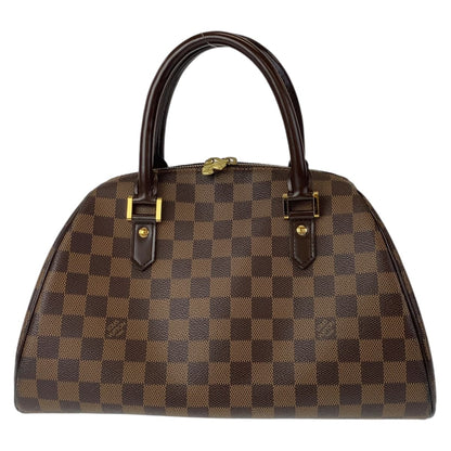 LOUIS VUITTON Handbag N41434 PVC Ebene Gold Metal Handbag Tote Bag Damier Rivera MM Women Used Authentic