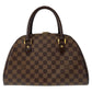 LOUIS VUITTON Handbag N41434 PVC Ebene Gold Metal Handbag Tote Bag Damier Rivera MM Women Used Authentic