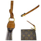 LOUIS VUITTON Handbag M51980 PVC Brown Gold Metal Handbag accessory pouch Monogram Pochette Accessoar Women Used Authentic