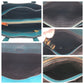 PRADA Tote Bag BN2606 leather Green GoldMetal Tote Bag Shoulder Bag Handbag Safiano Women Used Authentic