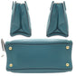 PRADA Tote Bag BN2606 leather Green GoldMetal Tote Bag Shoulder Bag Handbag Safiano Women Used Authentic