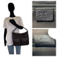 GUCCI Shoulder Bag 293581 GG canvas, leather Brown Silver Metal Hobo Shoulder Bag Handbag Abbey GG pattern Women Used Authentic