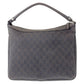 GUCCI Shoulder Bag 293581 GG canvas, leather Brown Silver Metal Hobo Shoulder Bag Handbag Abbey GG pattern Women Used Authentic