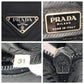 PRADA Tote Bag Nylon Black black Tote Bag Shoulder Bag Handbag Test Triangular logo Women Used Authentic