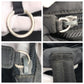 PRADA Tote Bag Nylon Black black Tote Bag Shoulder Bag Handbag Test Triangular logo Women Used Authentic