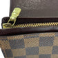 LOUIS VUITTON Bifold Wallet N61730 PVC Brown Gold Metal Folding wallet Compact wallet Damier Portefeuille Tresol Women Used Authentic