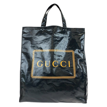 GUCCI Tote Bag 575140 Coated canvas Black yellow