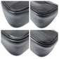 GUCCI Handbag 92320 Canvas, Leather Black Silver Metal Handbag accessory pouch Sherry line Women Used Authentic