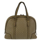 GUCCI Handbag 309617 leather Beige Gold Metal Handbag 2WAY Shoulder Bag Micro Guccisima Women Used Authentic