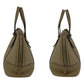 GUCCI Handbag 309617 leather Beige Gold Metal Handbag 2WAY Shoulder Bag Micro Guccisima Women Used Authentic