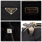 PRADA Shoulder Bag Nylon Black SilverMetal Shoulder Bag Crossbody Messenger Bag Test Triangle With logo mens Used Authentic