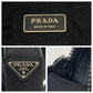 PRADA Shoulder Bag Nylon Black SilverMetal Shoulder Bag Messenger bag Test Triangle With logo mens Used Authentic