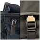 PRADA Shoulder Bag Nylon Black SilverMetal Shoulder Bag Messenger bag Test Triangle With logo mens Used Authentic
