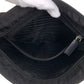 PRADA Shoulder Bag Nylon Black SilverMetal Crossbody Shoulder Bag Messenger Bag Test Triangle With logo Women Used Authentic
