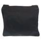 PRADA Shoulder Bag Nylon Black SilverMetal Crossbody Shoulder Bag Messenger Bag Test Triangle With logo Women Used Authentic