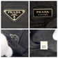 PRADA Shoulder Bag Nylon Black SilverMetal Crossbody Shoulder Bag Messenger Bag Test Triangle With logo Women Used Authentic