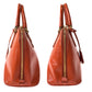 PRADA Shoulder Bag BL0838 leather Orange GoldMetal Promenade Patent Saffiano Triangle With logo