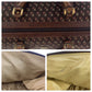 GUCCI Boston Duffel bag Nylon, Leather Brown Gold Metal Boston Duffel bag Crossbody Shoulder Bag 2way Old Gucci Horsebit Pattern Women Used Authentic