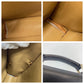 PRADA Business bag leather Black SilverMetal Business bag, briefcase, A4 storage Safiano mens Used Authentic