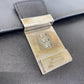 PRADA Business bag leather Black SilverMetal Business bag, briefcase, A4 storage Safiano mens Used Authentic