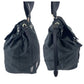 PRADA Shoulder Bag Nylon Black SilverMetal Crossbody Shoulder Bag Pochette Test Triangle With logo Women Used Authentic