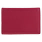 LOUIS VUITTON Tri-fold wallet M67858 leather Pink SilverMetal Folding wallet Compact wallet Portefeuille Rock Mini Women Used Authentic