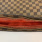 LOUIS VUITTON Shoulder Bag N51144 PVC, Leather Brown Gold Metal Damier LoopingGM Women Used Authentic