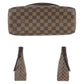 LOUIS VUITTON Shoulder Bag N51144 PVC, Leather Brown Gold Metal Damier LoopingGM Women Used Authentic