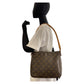 LOUIS VUITTON Shoulder Bag M51146 PVC Brown Gold Metal Shoulder Bag Monogram LoopingMM Women Used Authentic