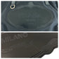 PRADA Shoulder Bag Nylon Black Silver Metal Shoulder Bag Handbag Mini Boston Duffel bag Test Logo embossed Women Used Authentic