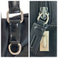 PRADA Shoulder Bag Nylon Black Silver Metal Shoulder Bag Handbag Mini Boston Duffel bag Test Logo embossed Women Used Authentic