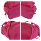 PRADA Backpack Nylon Pink SilverMetal Backpack Test Triangle With logo Women Used Authentic