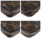 LOUIS VUITTON Handbag M51980 PVC Brown Gold Metal Handbag accessory pouch Monogram Pochette Accessoires Women Used Authentic