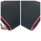 PRADA Long Wallet Purse Nylon Black Pink SilverMetal Long Wallet Purse Round Zip Test Women Used Authentic