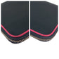 PRADA Long Wallet Purse Nylon Black Pink SilverMetal Long Wallet Purse Round Zip Test Women Used Authentic