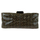 FENDI Shoulder Bag Coated canvas, leather Brown Gold Metal Shoulder Bag Zucchino Zucca Mamma Bucket Women Used Authentic